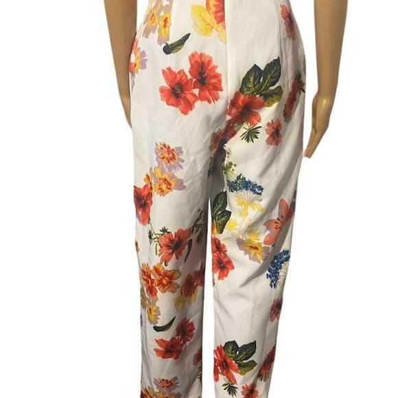 Alex Marie Floral Jumpsuit Women’s Size 2 Wide-Leg Summer - Picture 8 of 9